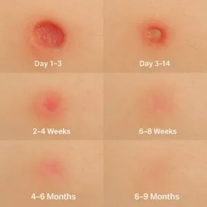 Mole Removal Shave Excision Wound Healing